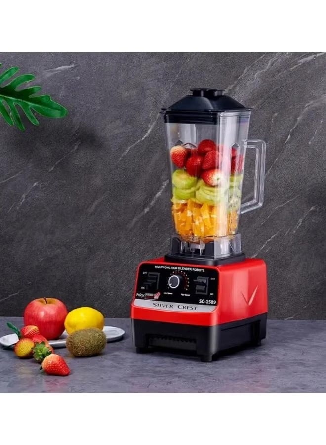 SILVER CREST Heavy Duty Commercial Juice & Fruit Mixer 4500W Silver Crest SC-1589 – 2-in-1 Juicer & Smoothie Blender - Image 5